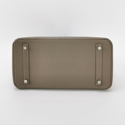 Birkin Gold 30 Togo Silver Gray A