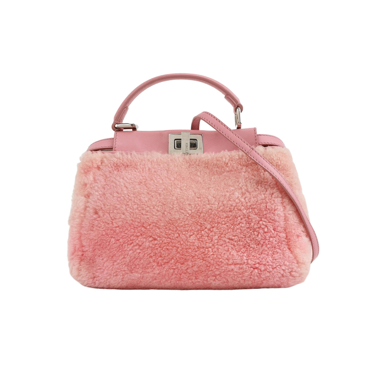 Fendi Fendi Peekaboo Mini Colorblock Lambskin Other Shoulder Bag