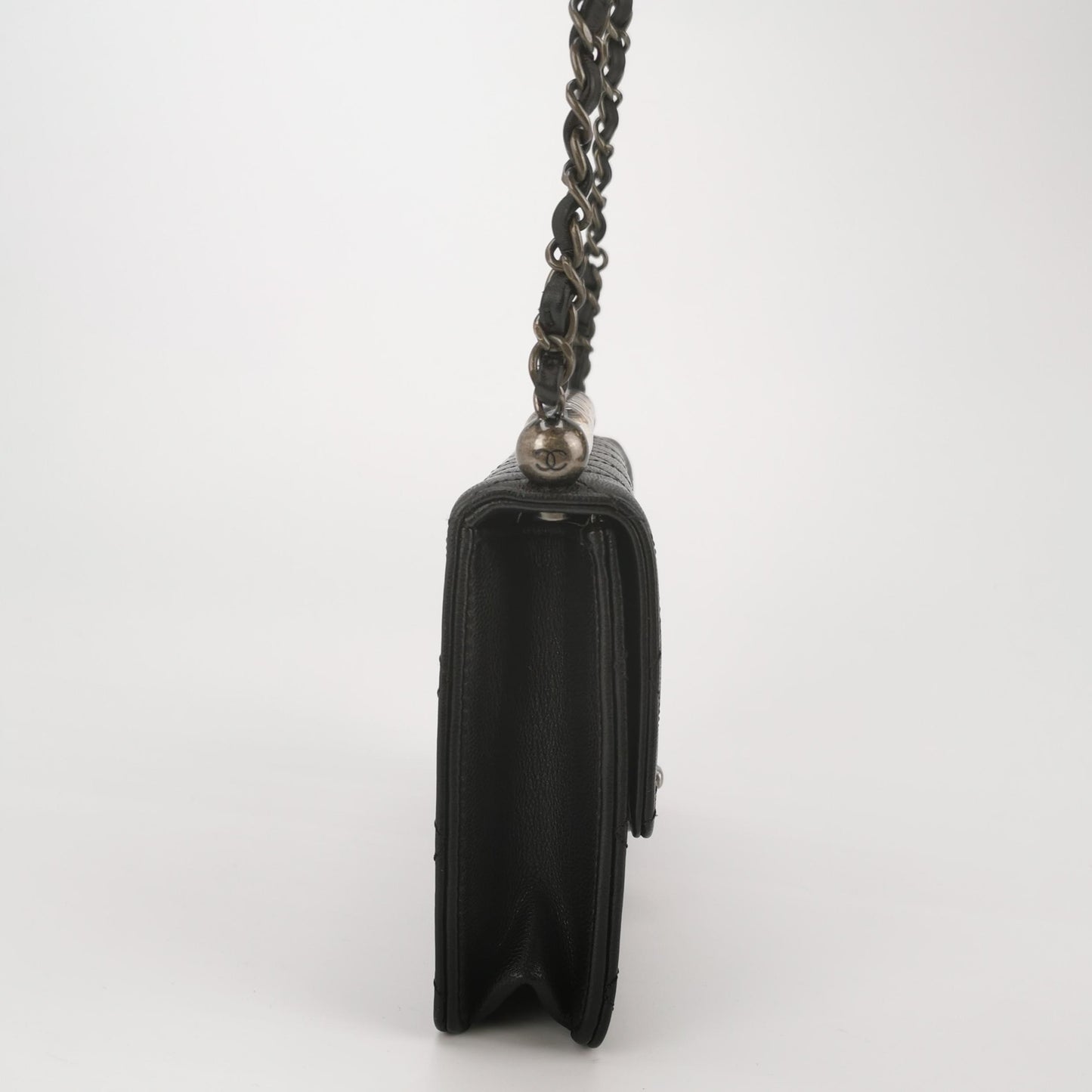 Flap Bag Mini Lambskin CC turn-lock quilted