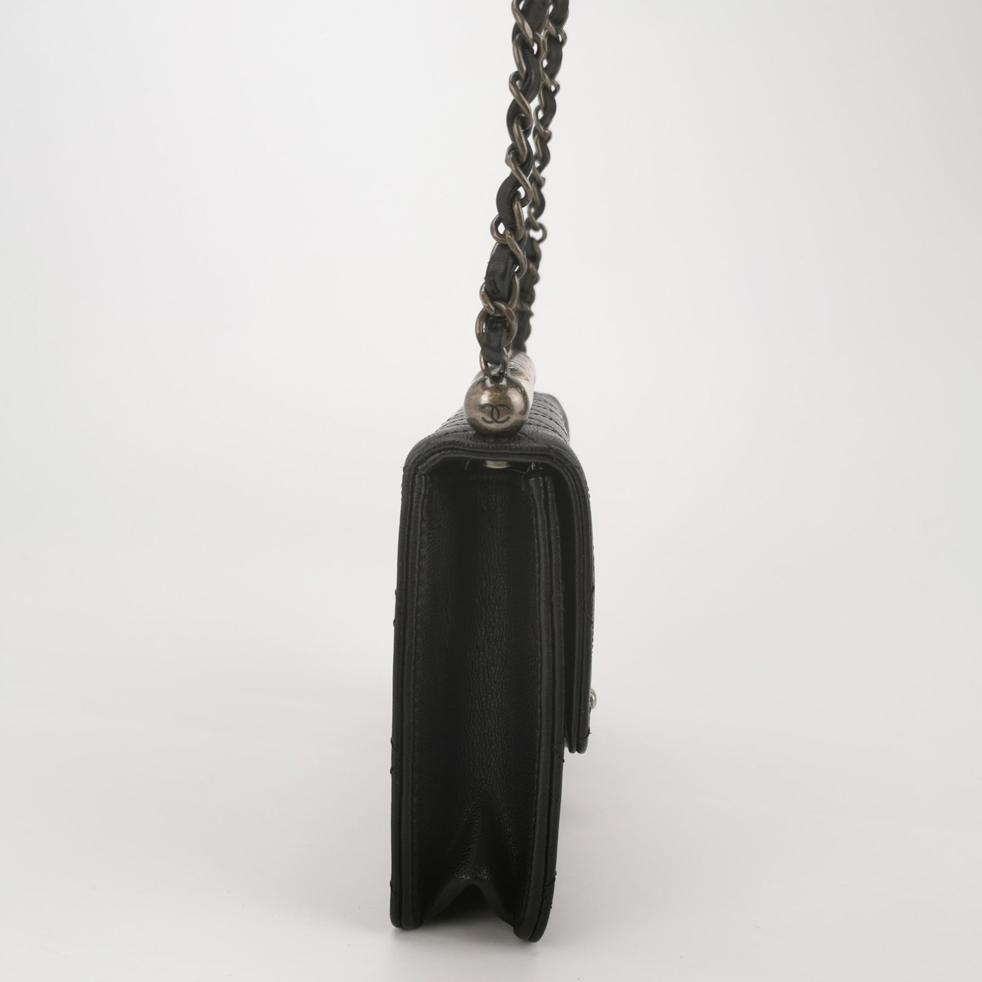 Flap Bag Mini Lambskin CC turn-lock quilted