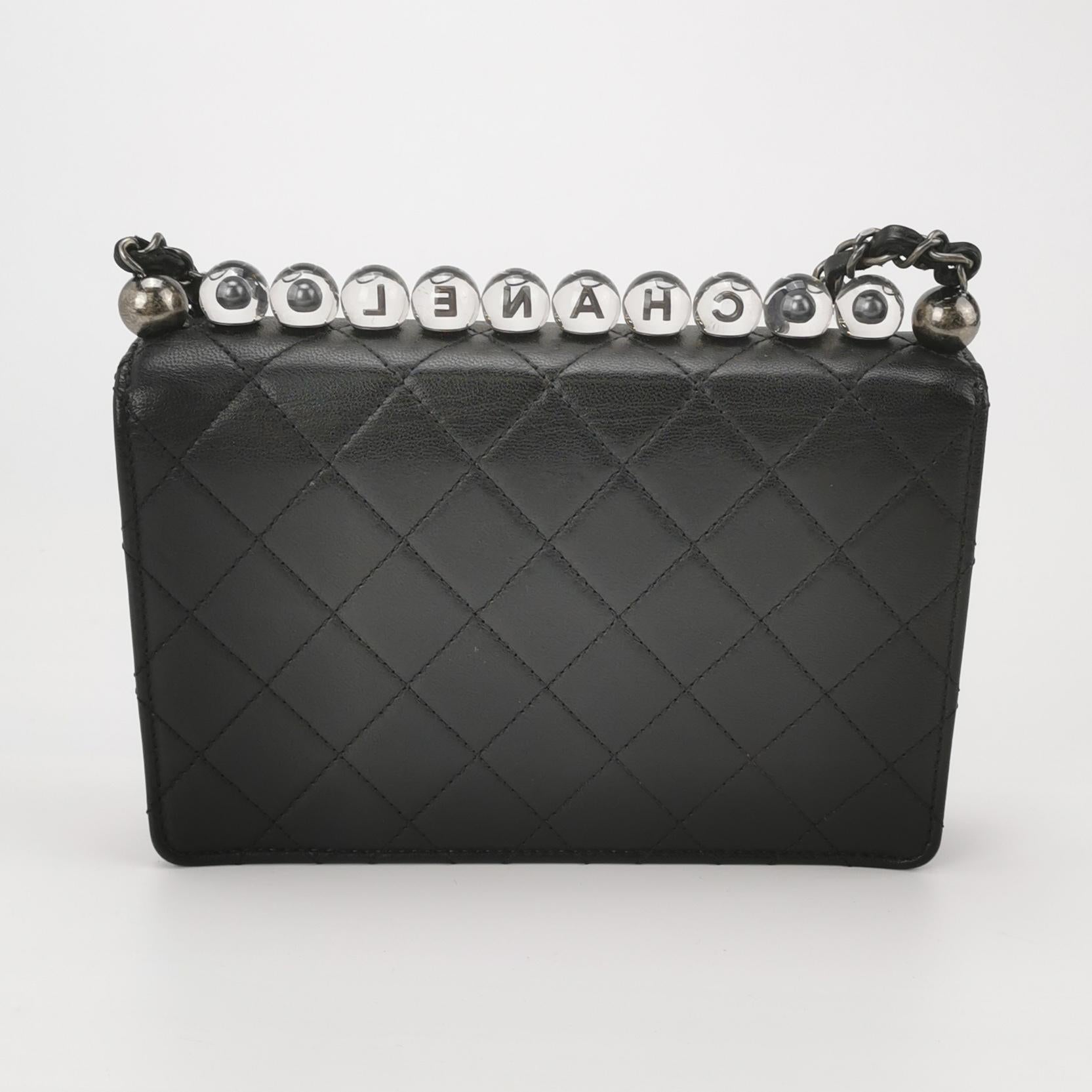Flap Bag Mini Lambskin CC turn-lock quilted