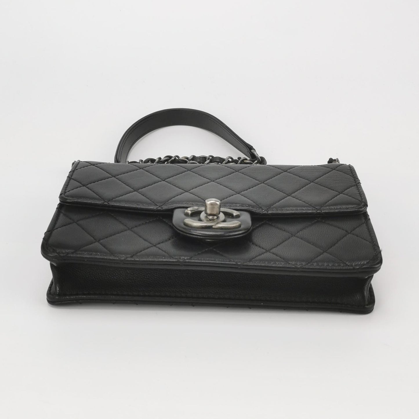 Flap Bag Mini Lambskin CC turn-lock quilted
