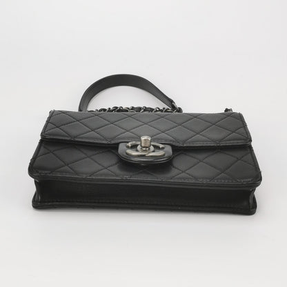 Flap Bag Mini Lambskin CC turn-lock quilted