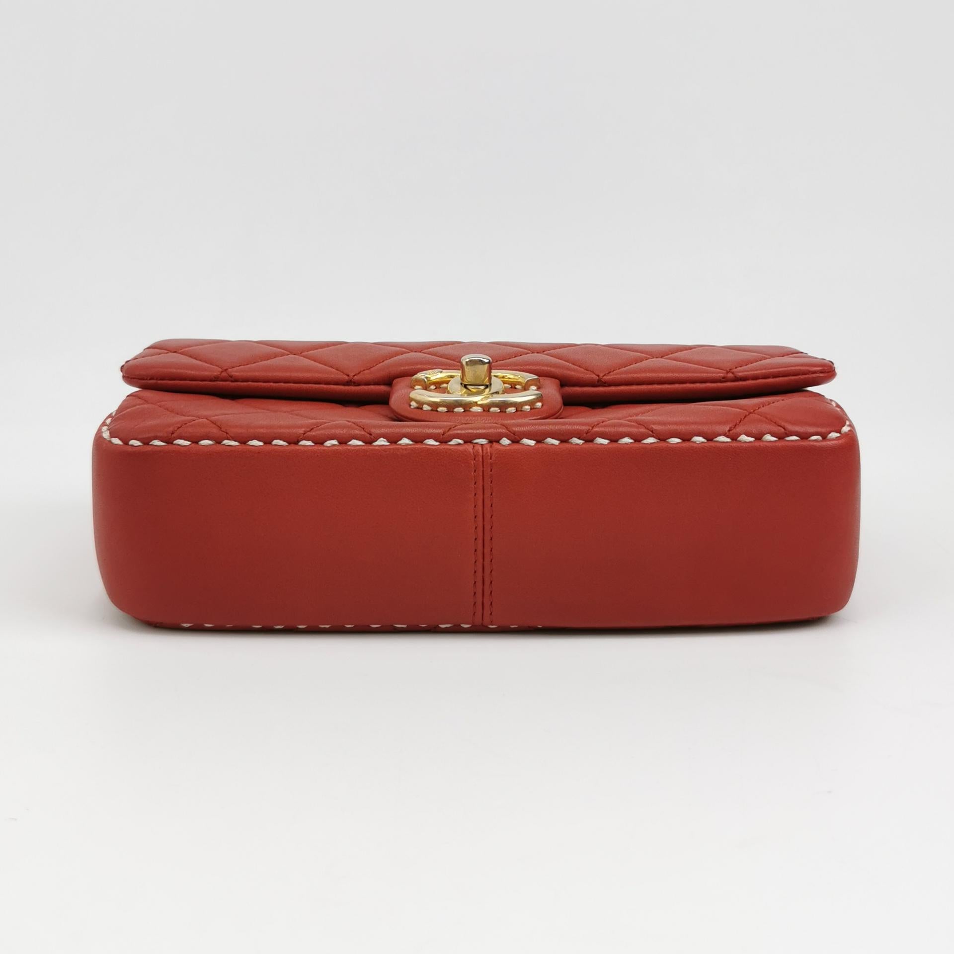 Flap Bag Lambskin quilted CC turn-lock