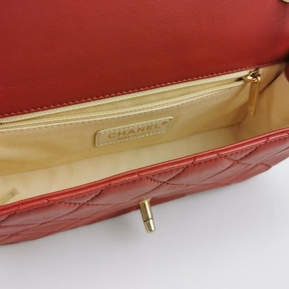 Flap Bag Lambskin quilted CC turn-lock