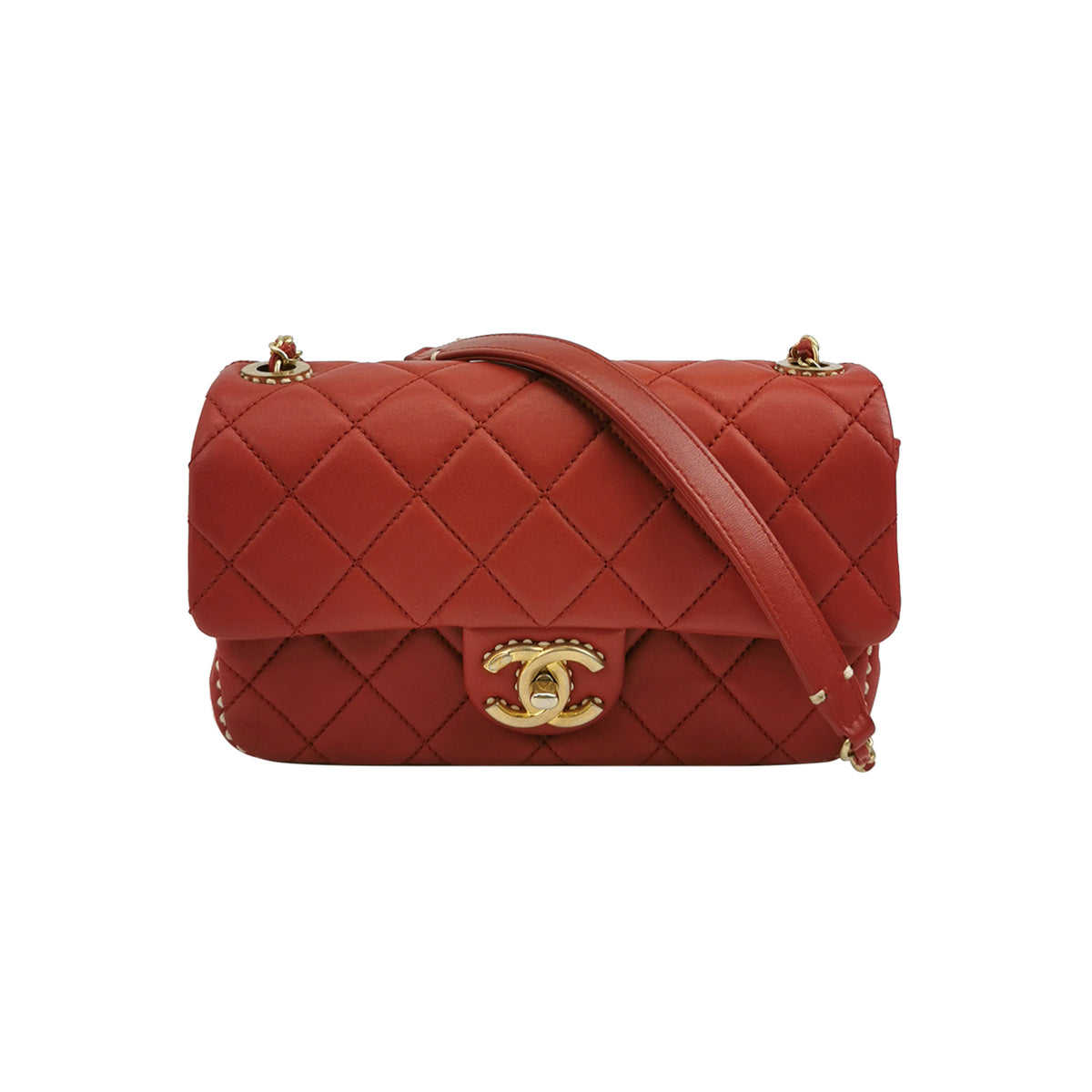 Chanel Chanel Flap Bag Lambskin Shoulder Bag