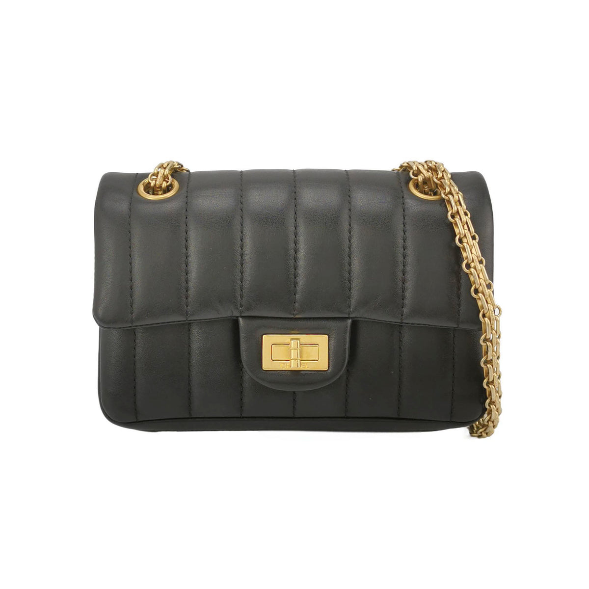 Chanel Chanel 2.55 Mini Calfskin Shoulder Bag