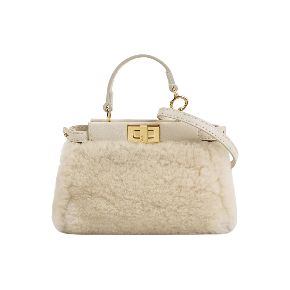 Fendi Fendi Peekaboo Micro Lambskin Other Shoulder Bag