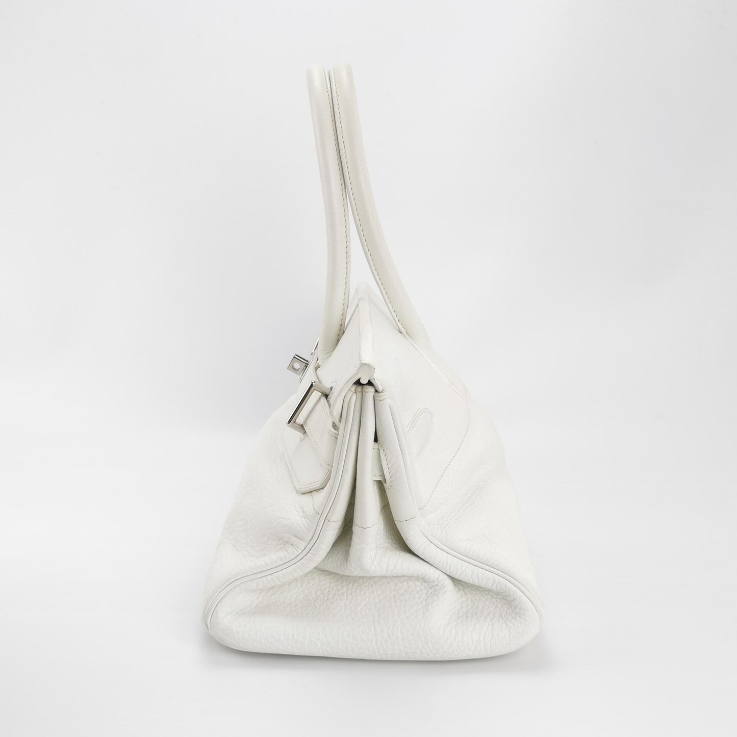 Shoulder Birkin Togo Silver 01 White J