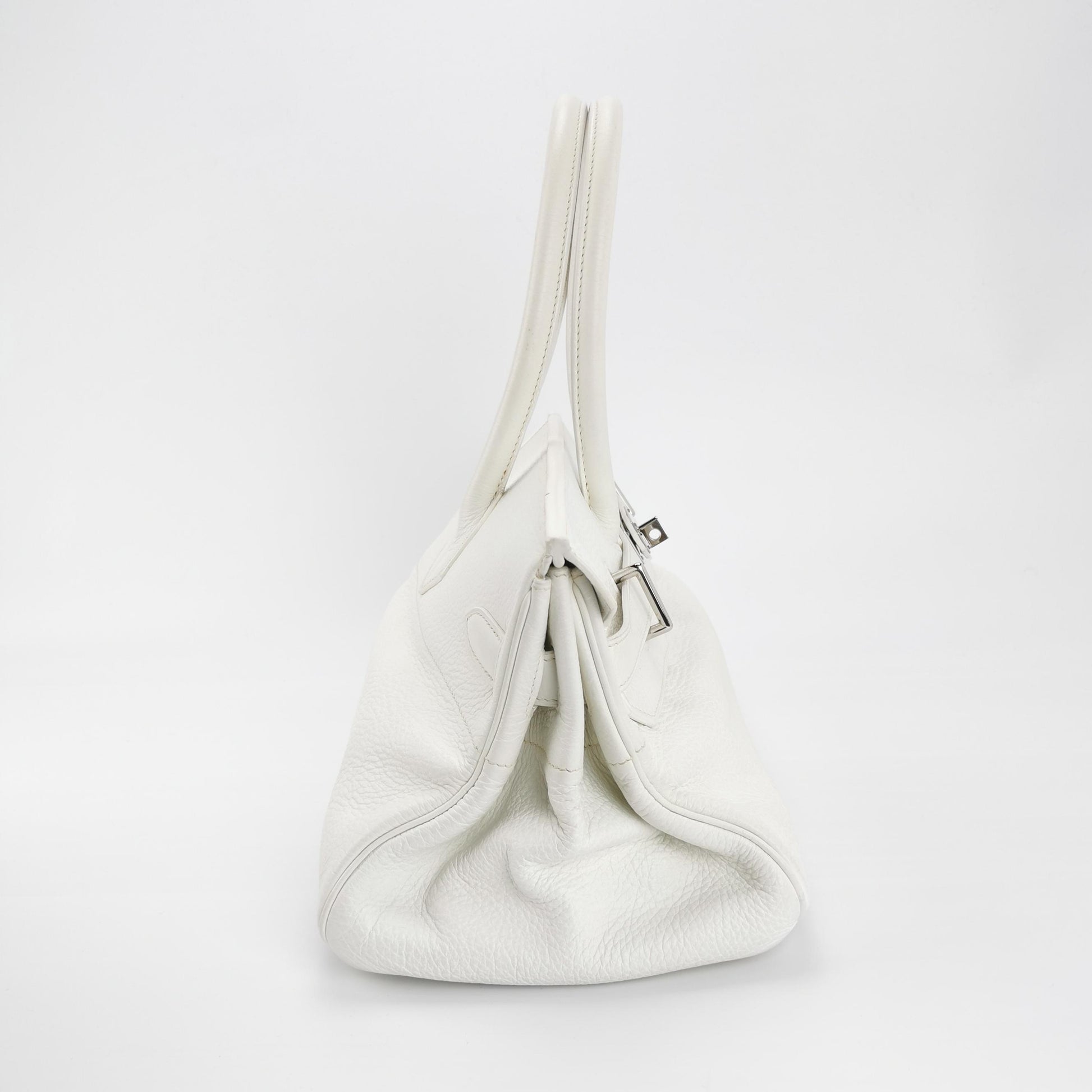 Shoulder Birkin Togo Silver 01 White J