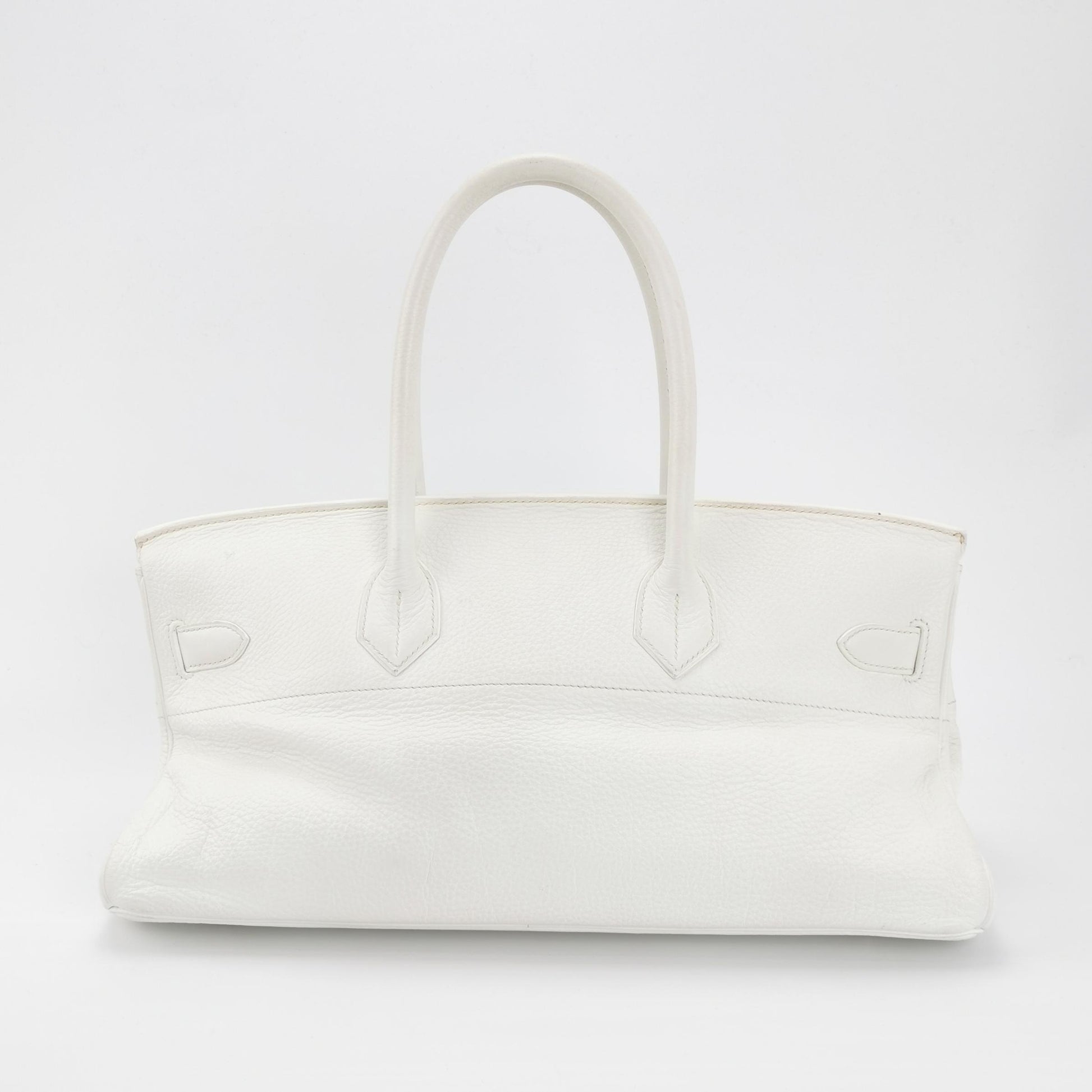 Shoulder Birkin Togo Silver 01 White J