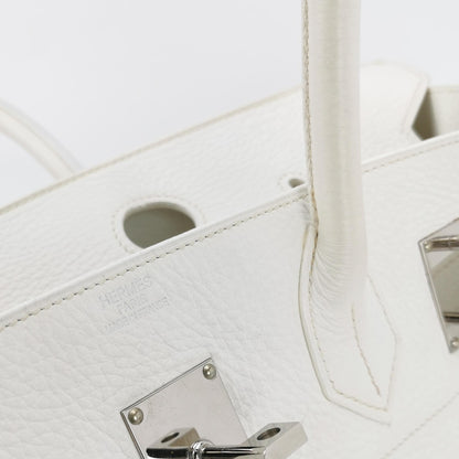 Shoulder Birkin Togo Silver 01 White J