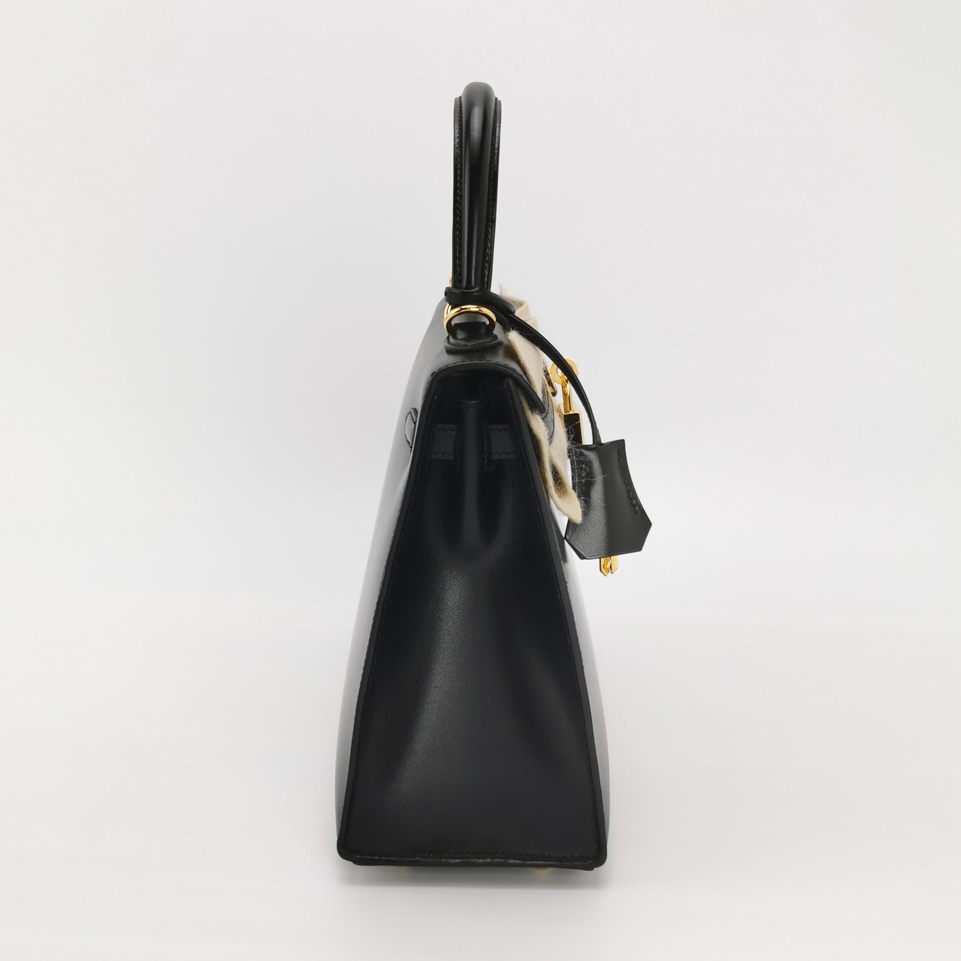 Kelly 25 Box Calf Gold 89 Black D