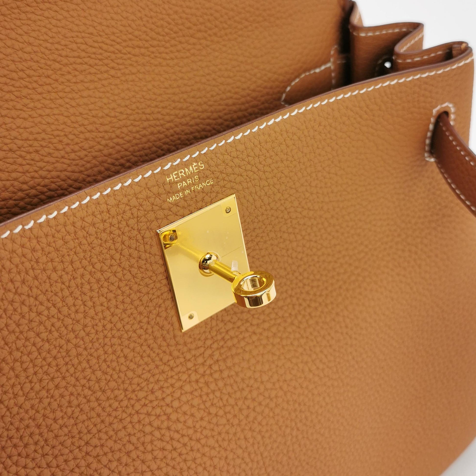 Kelly 28 Togo Gold 37 Gold Brown Y