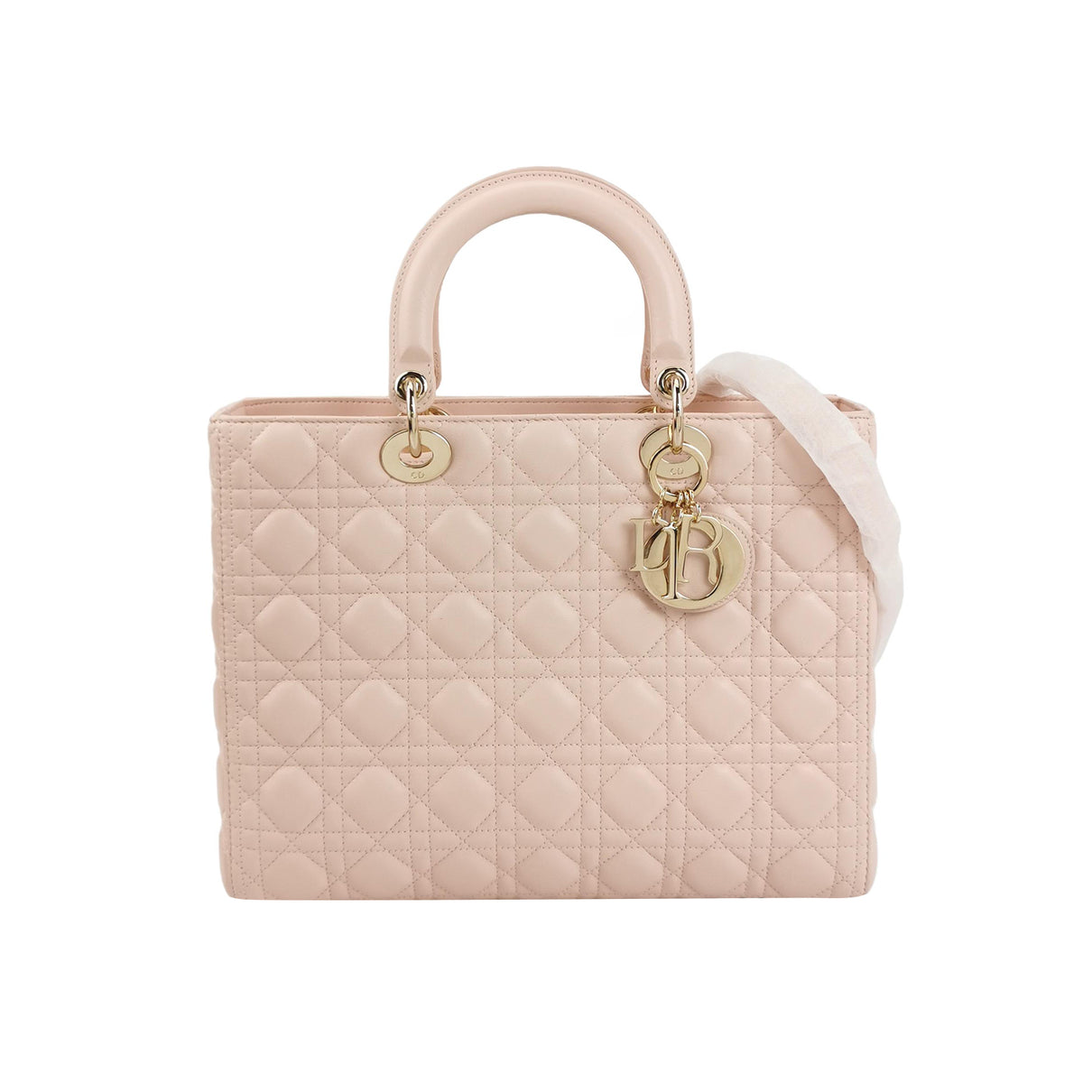 Dior Dior Lady Dior Large Lambskin Shoulder Bag