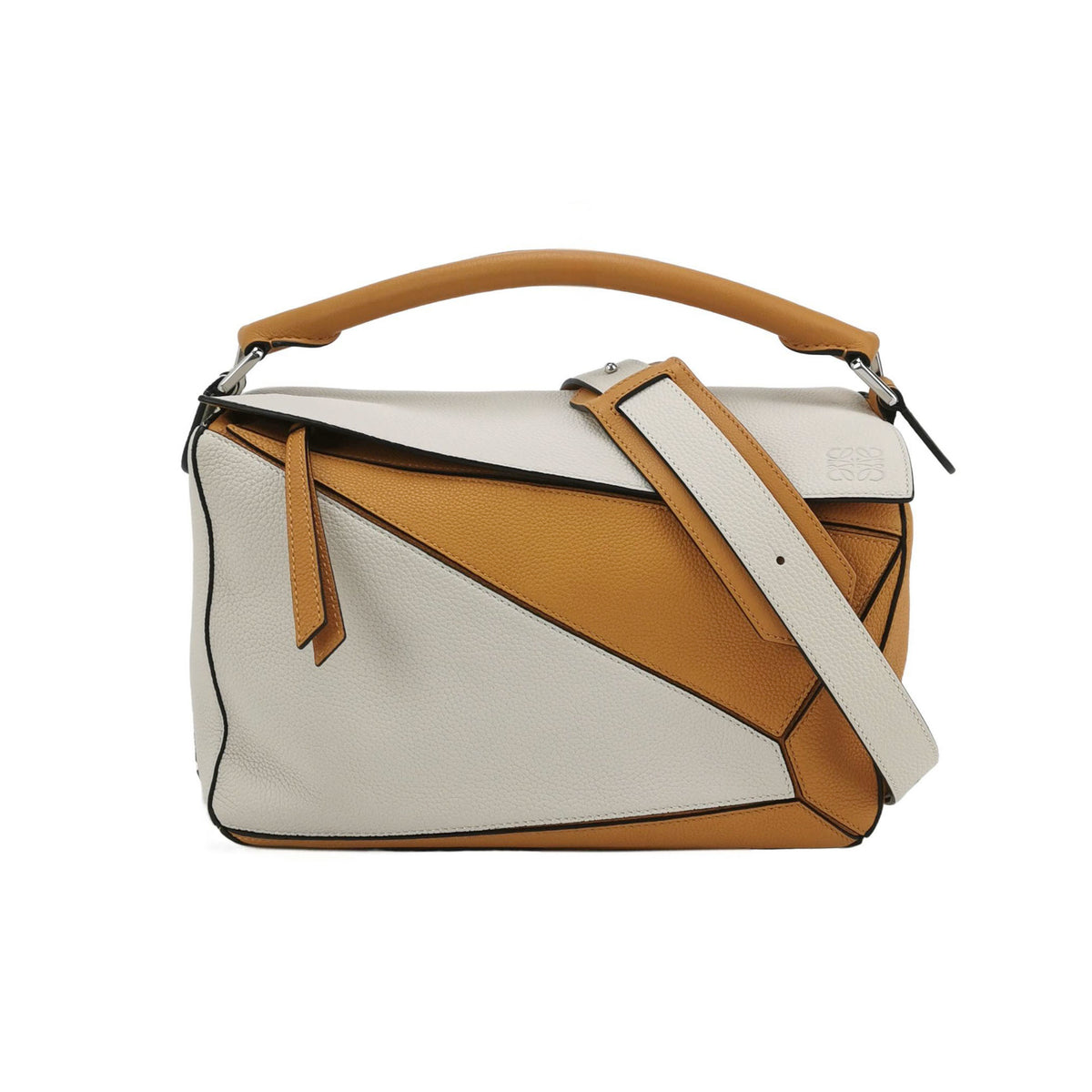 Loewe Loewe Puzzle Medium Colorblock Calfskin Shoulder Bag