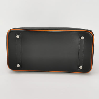 Birkin Gold 30 Box Calf Silver 89 Black J