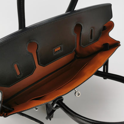 Birkin Gold 30 Box Calf Silver 89 Black J