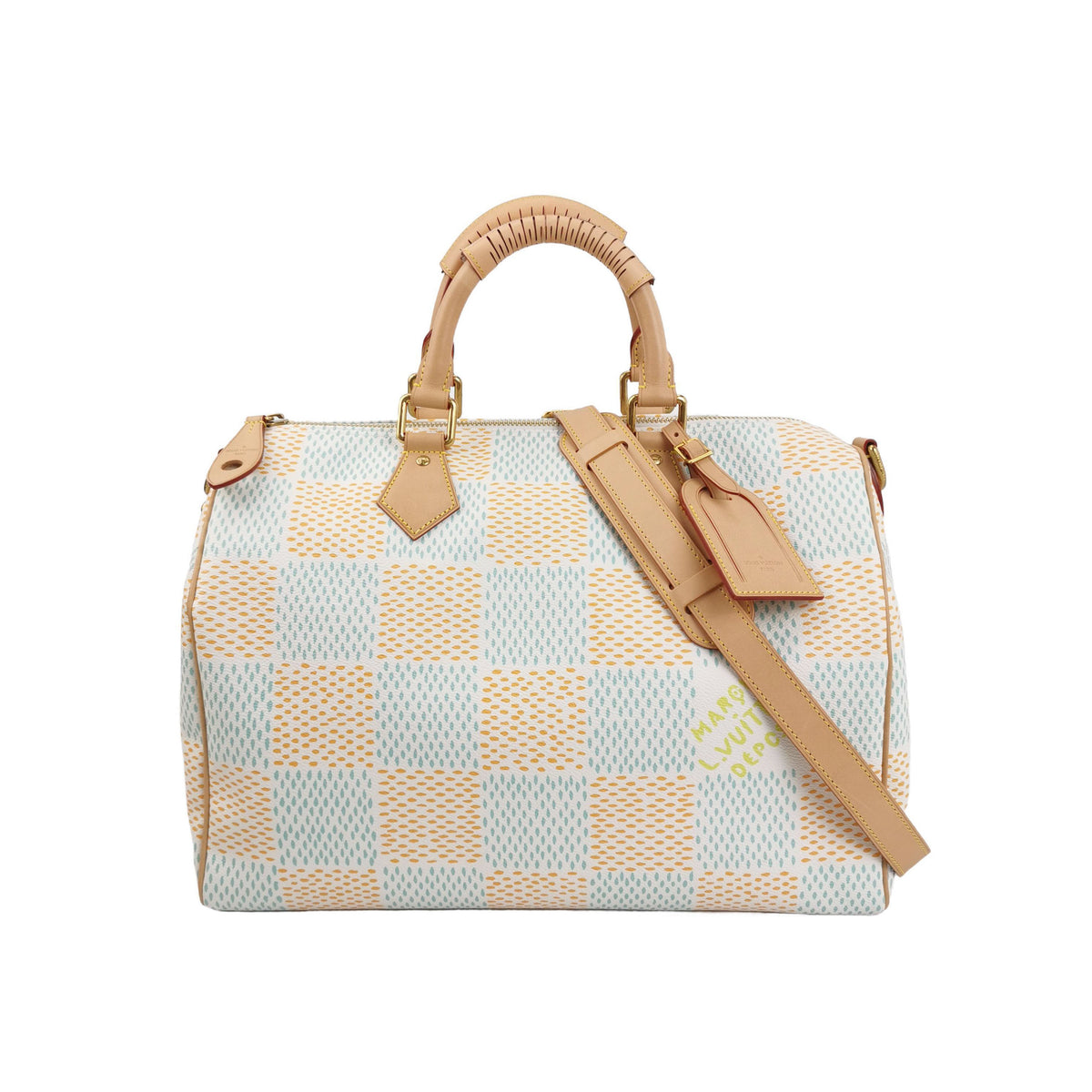 Louis Vuitton (LV) Louis Vuitton Speedy 40 Colorblock Shoulder Bag