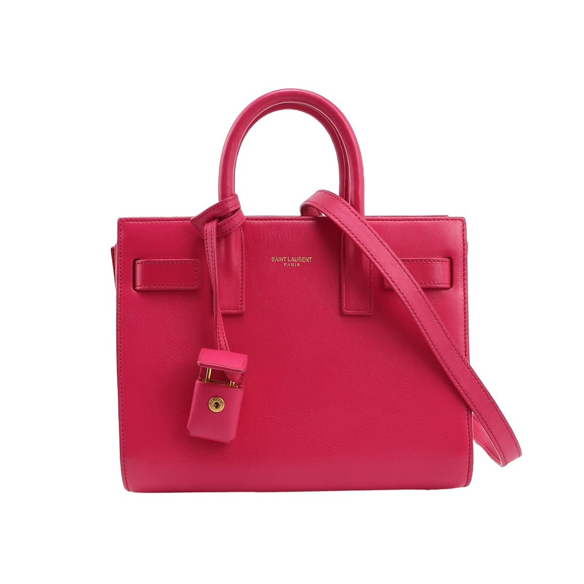 Saint Laurent Saint Laurent Sac de Jour Nano Calfskin Shoulder Bag