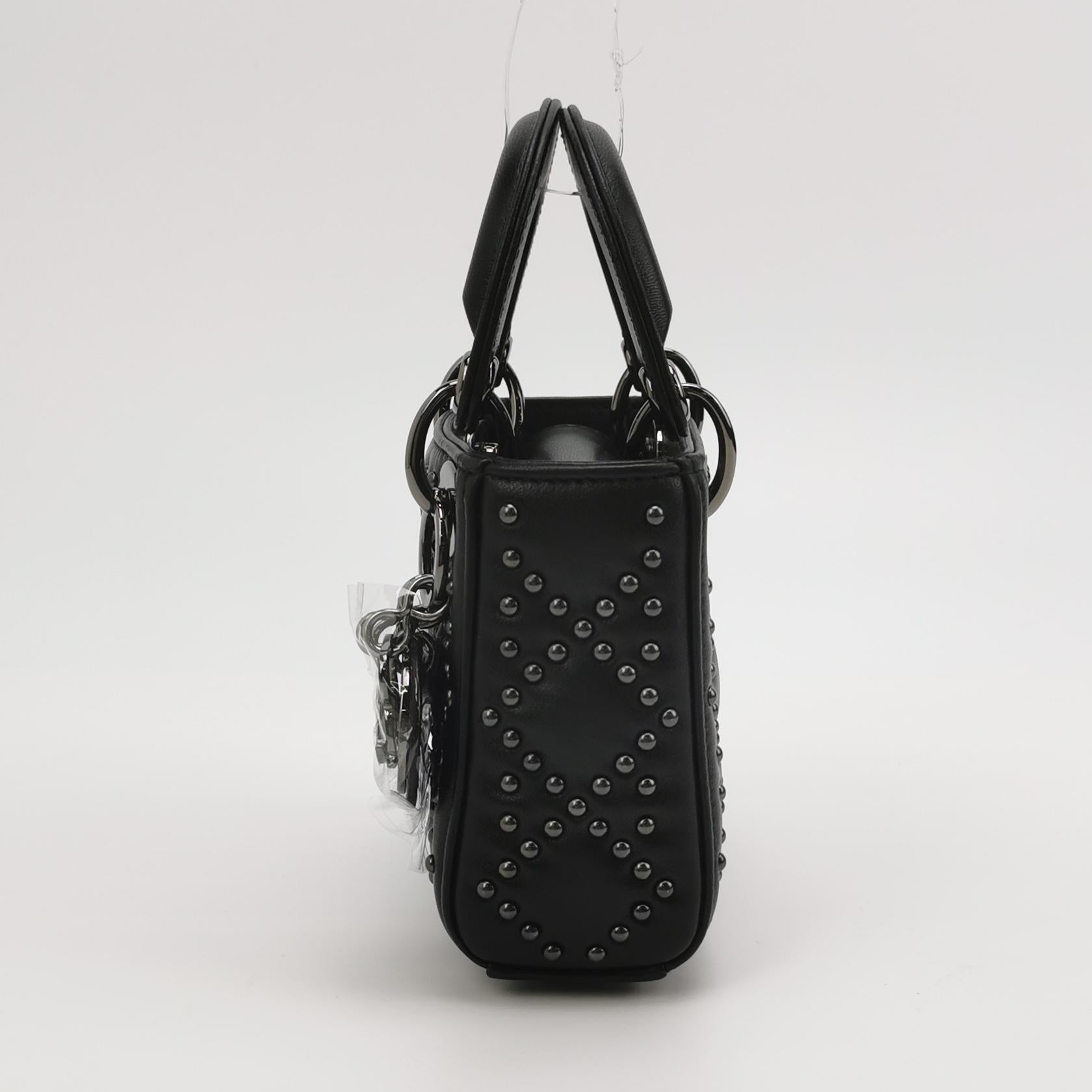 Lady Dior Lambskin Logo