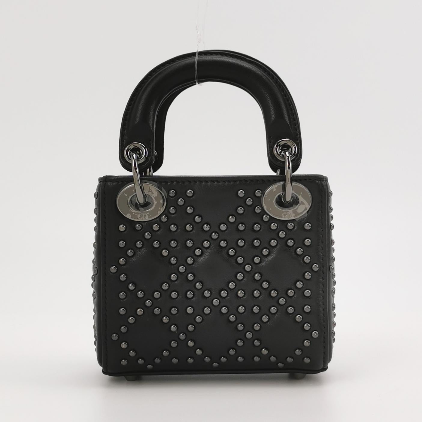 Lady Dior Lambskin Logo