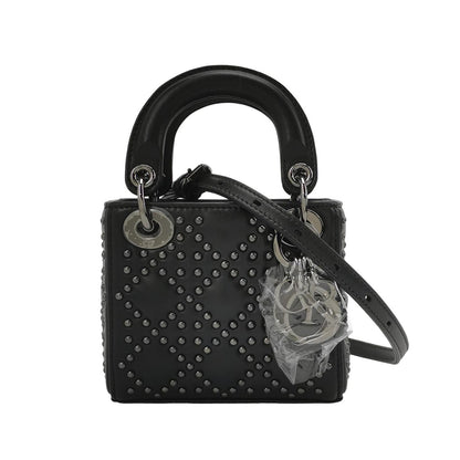 Lady Dior Lambskin Logo