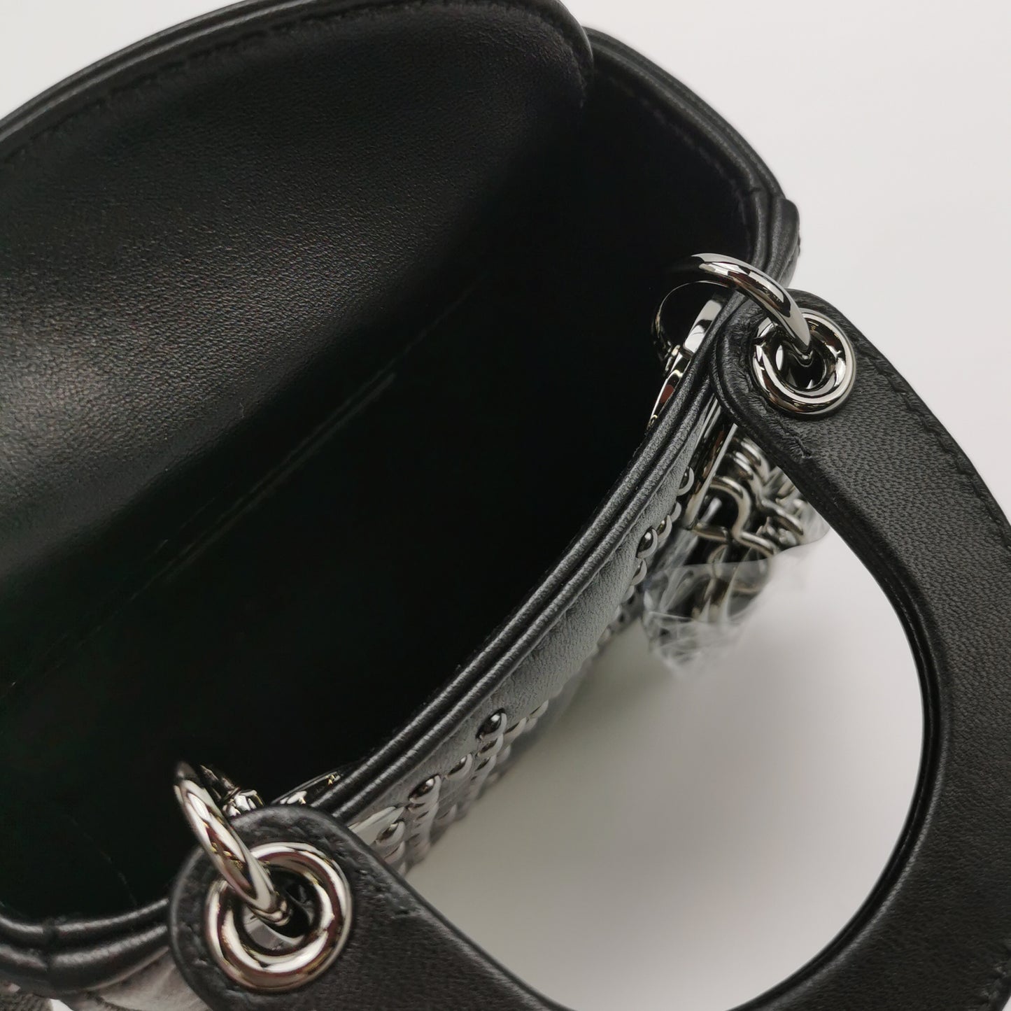 Lady Dior Lambskin Logo