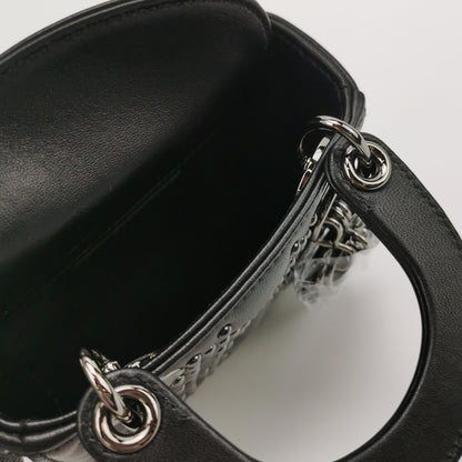 Lady Dior Lambskin Logo