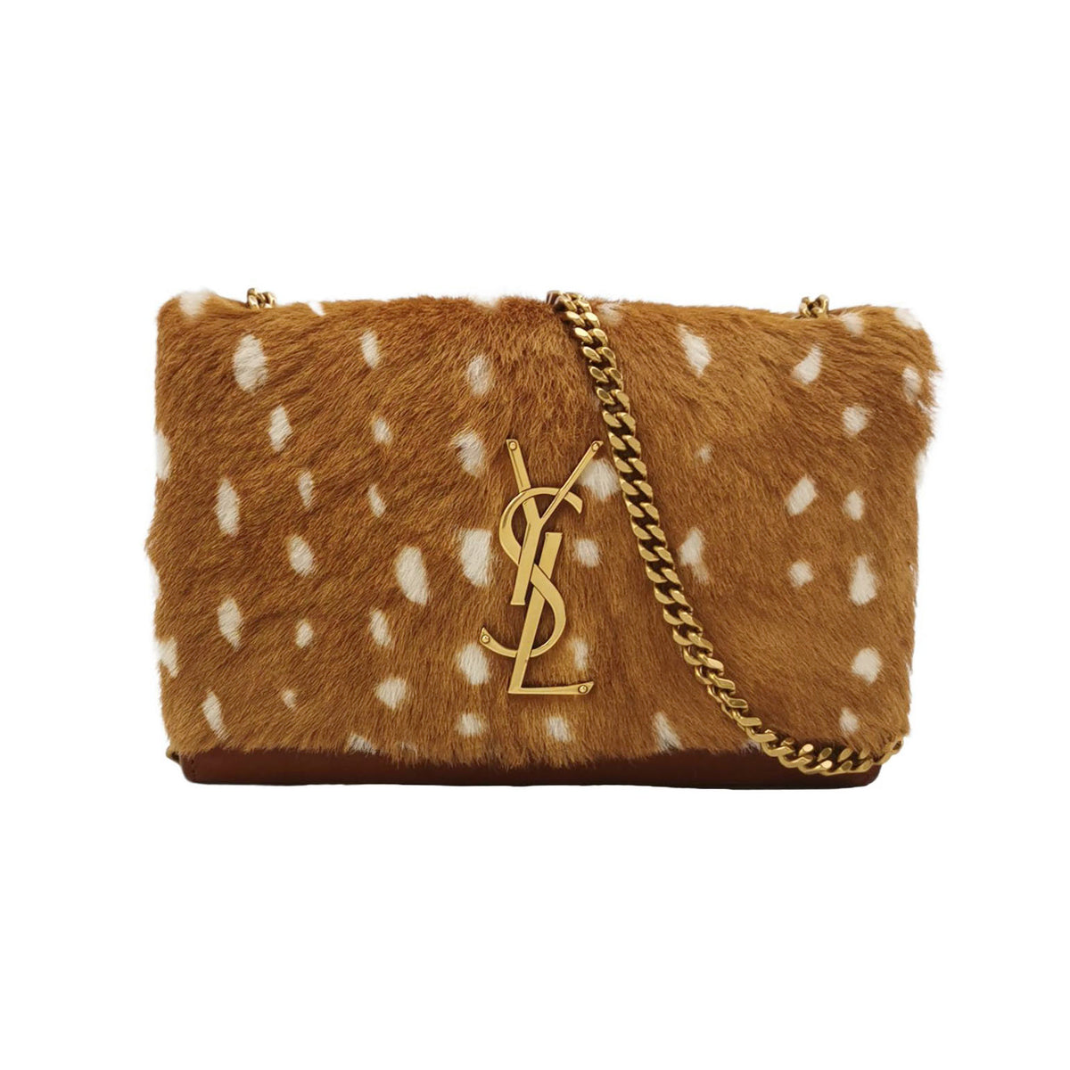 Saint Laurent Saint Laurent Kate Small Colorblock Calfskin Pony hair Shoulder Bag