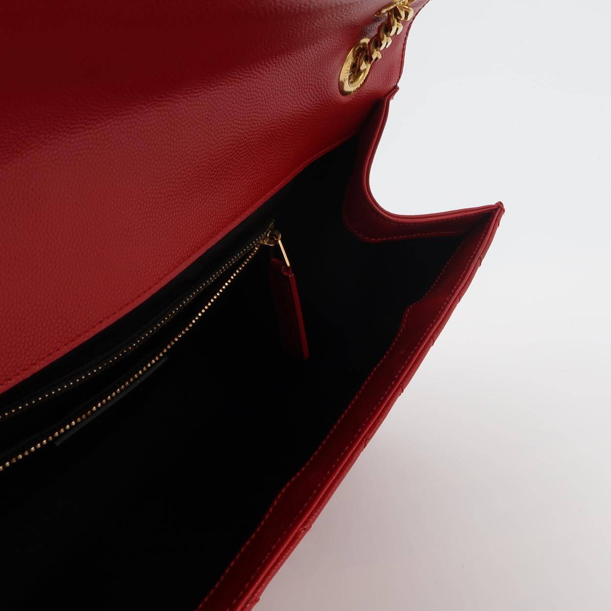 Envelope Large V quilted YSL