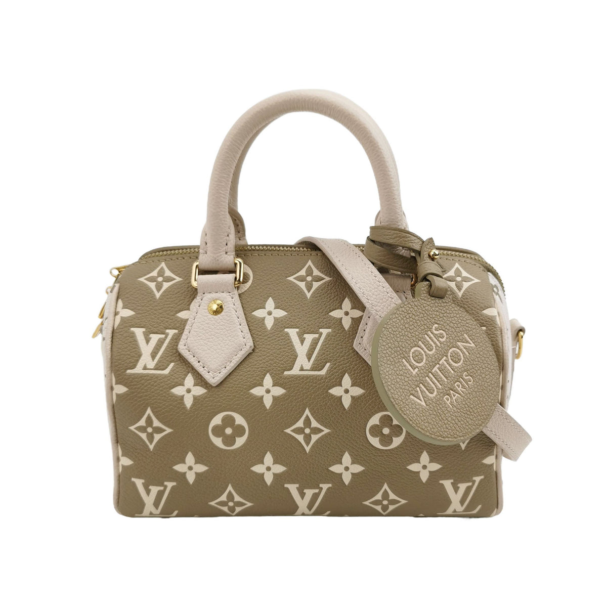 Louis Vuitton (LV) Louis Vuitton Speedy Bandouliere 20 Calfskin Shoulder Bag