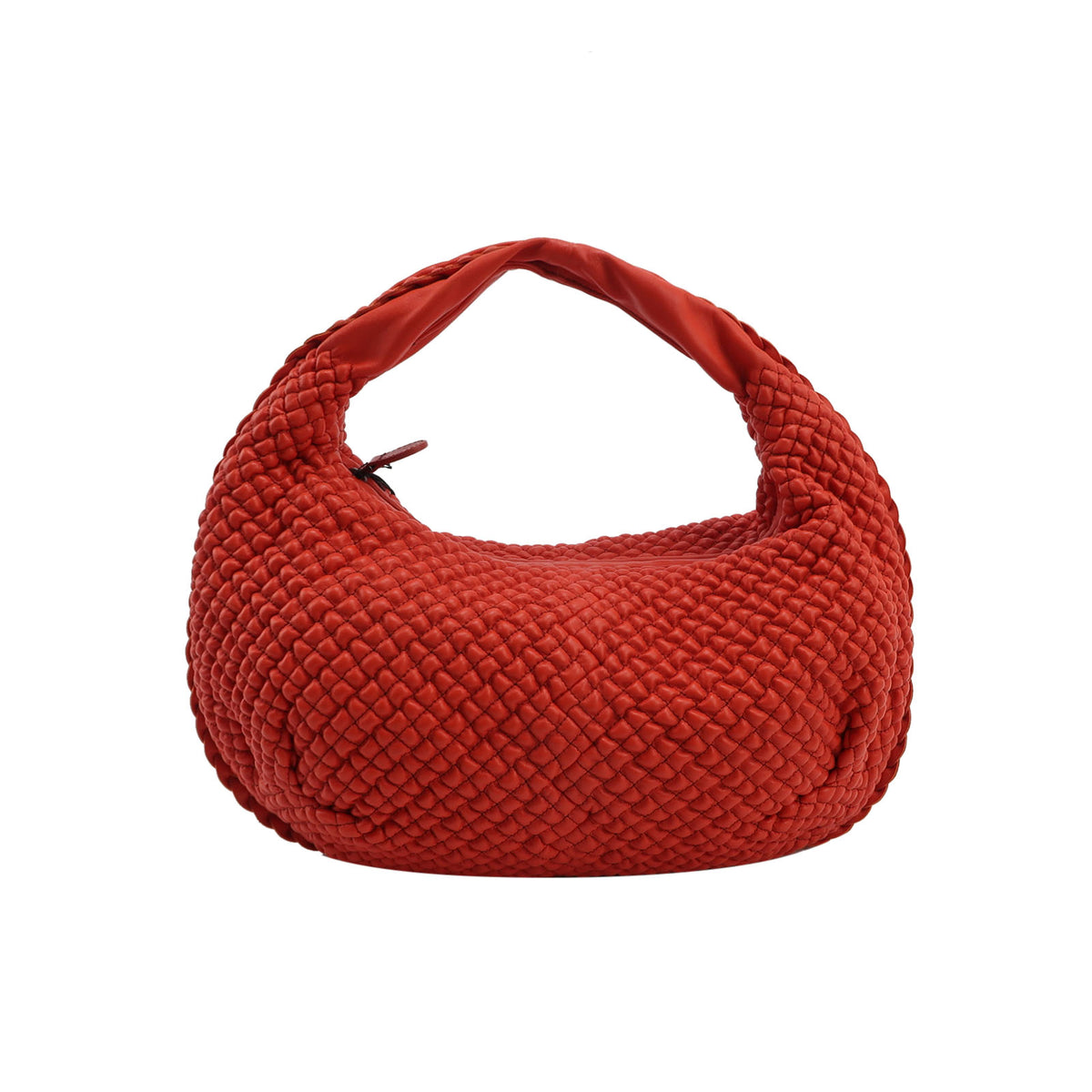 Bottega Veneta Bottega Veneta Lambskin Red Veneta Bag