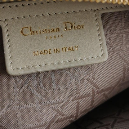 Lady Dior Medium Lambskin Logo