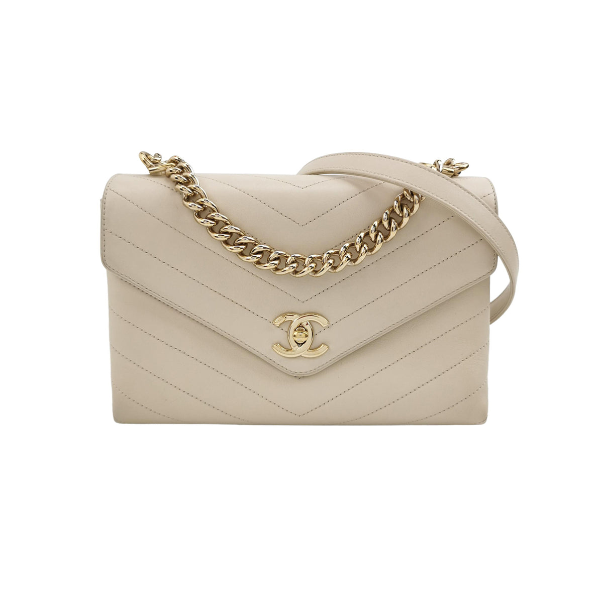 Chanel Chanel Flap Bag Calfskin Shoulder Bag
