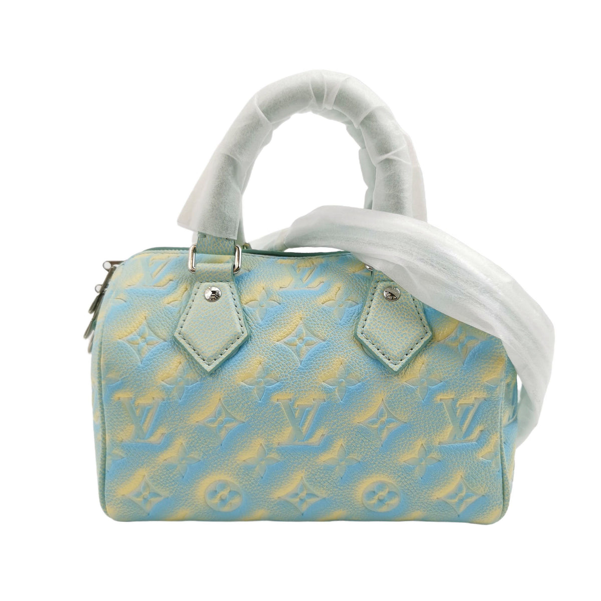 Louis Vuitton (LV) Louis Vuitton Speedy Bandouliere 20 Colorblock Calfskin Shoulder Bag