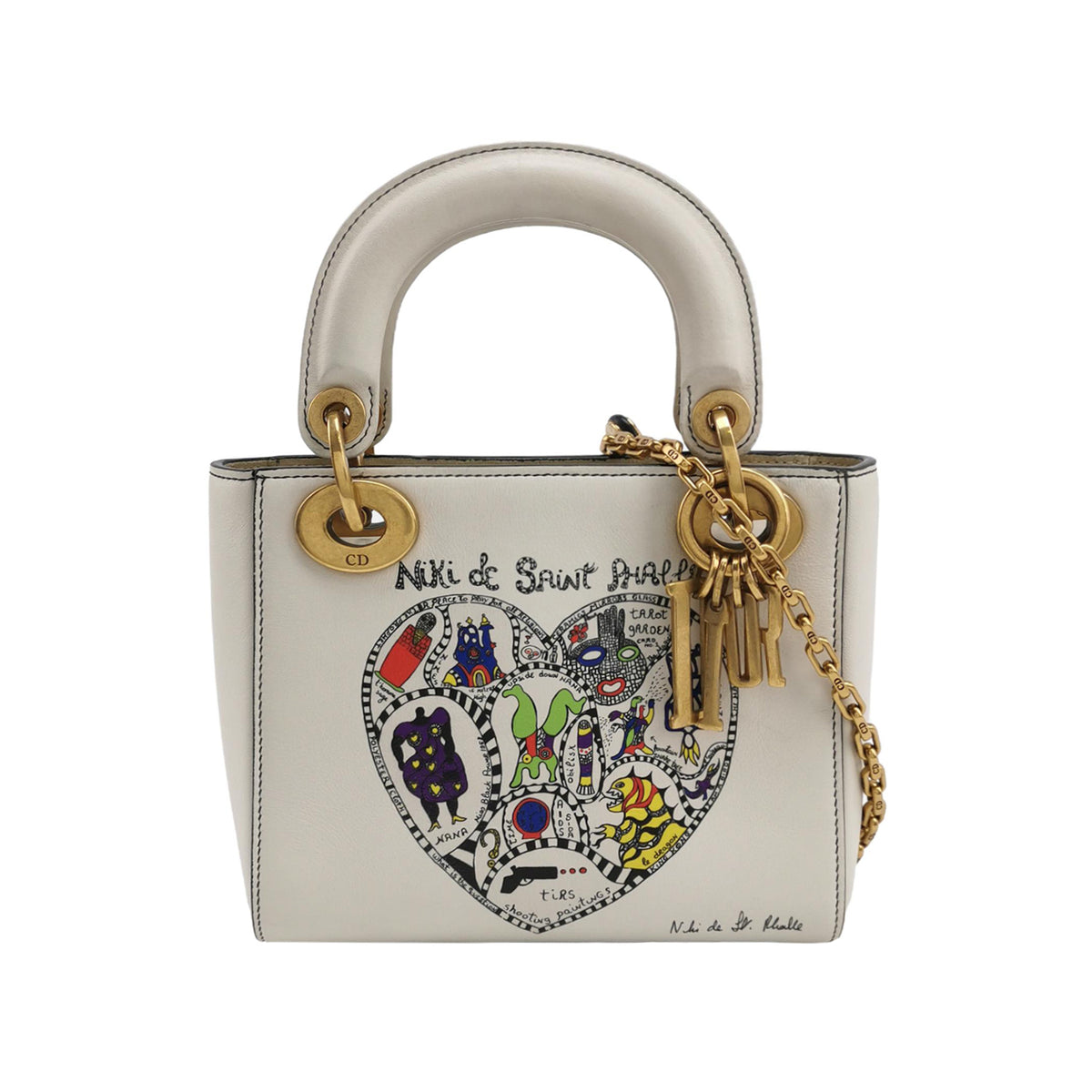 Dior Dior Calfskin Mini Lady Dior Bag