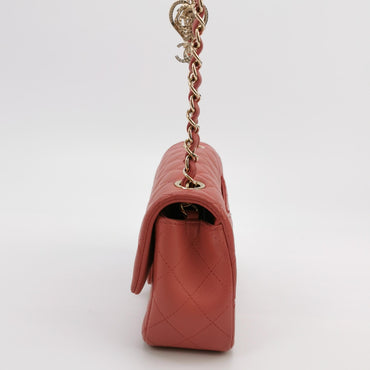 Classic Flap Seasonal limited Edition Mini Lambskin quilted CC turn-lock