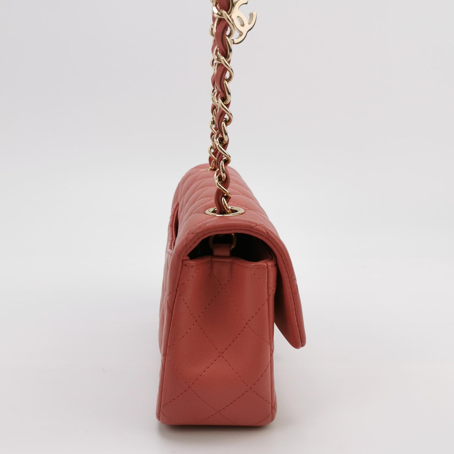 Classic Flap Seasonal limited Edition Mini Lambskin quilted CC turn-lock