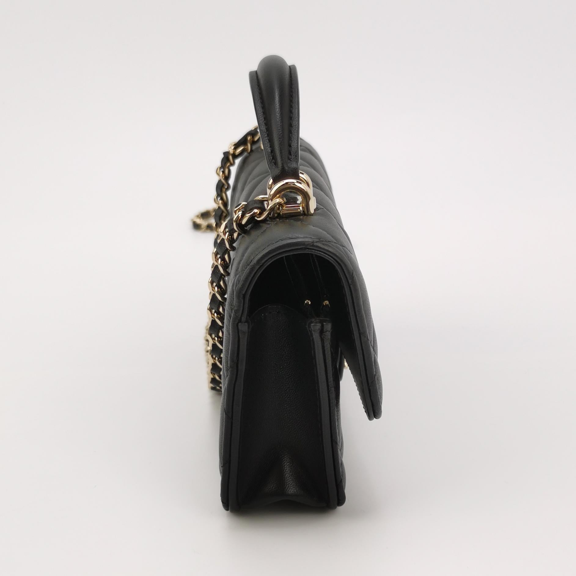 Flap Bag Lambskin quilted CC turn-lock logo