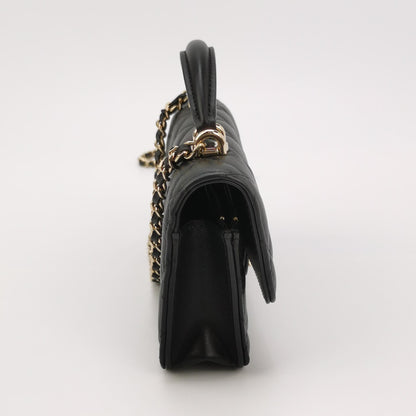 Flap Bag Lambskin quilted CC turn-lock logo