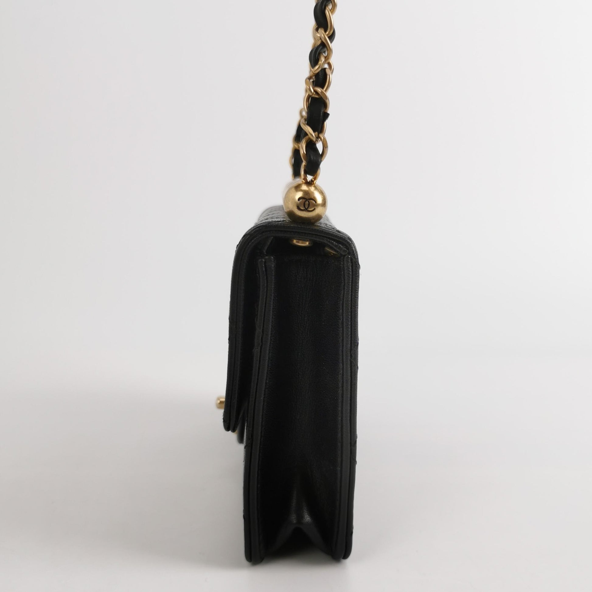 Flap Bag Lambskin quilted CC turn-lock