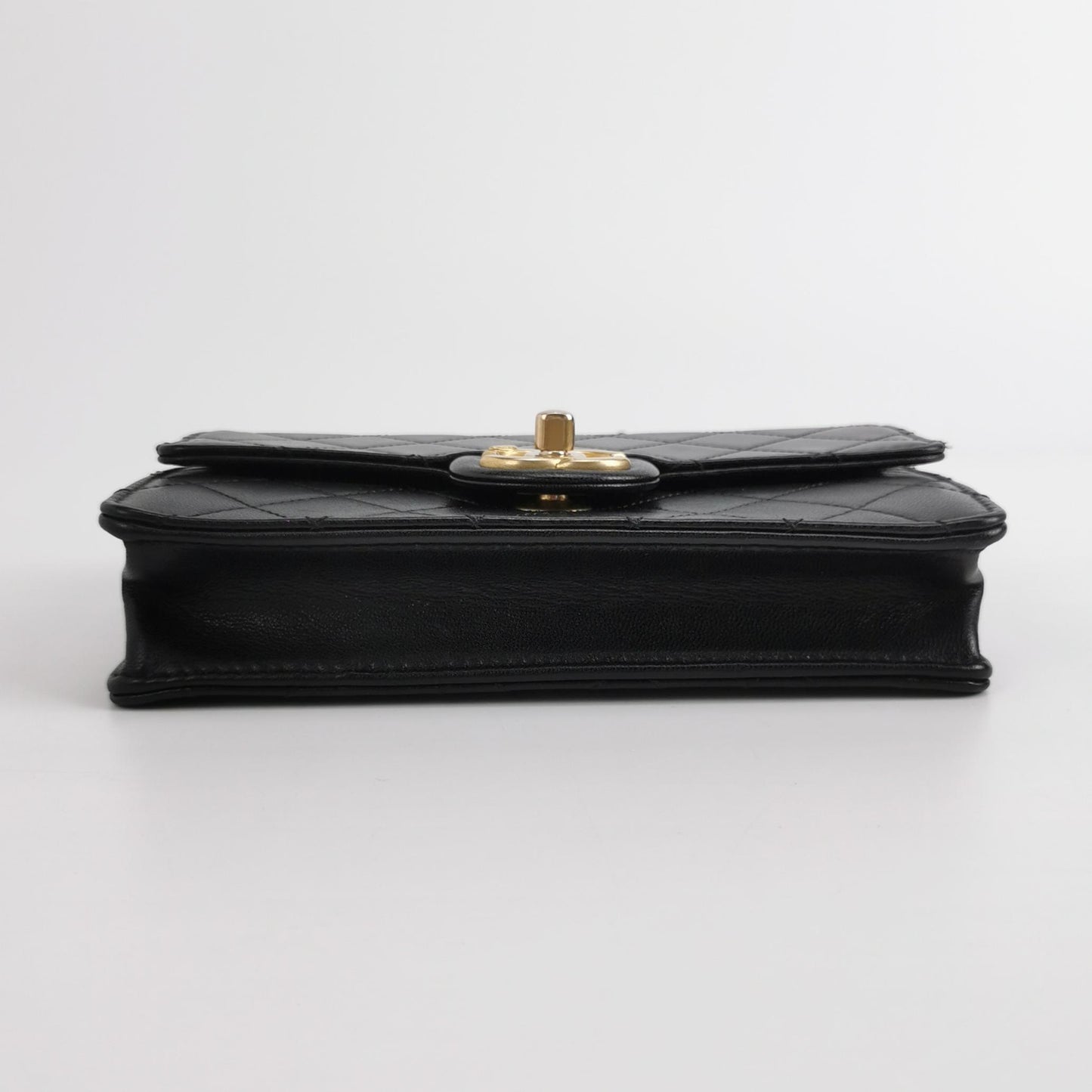 Flap Bag Lambskin quilted CC turn-lock