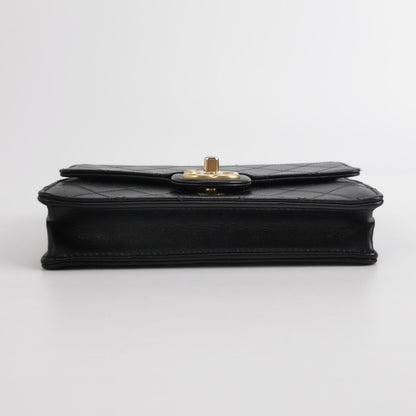 Flap Bag Lambskin quilted CC turn-lock