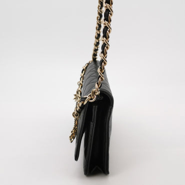 Flap Bag Lambskin quilted CC turn-lock Logo Logo woc