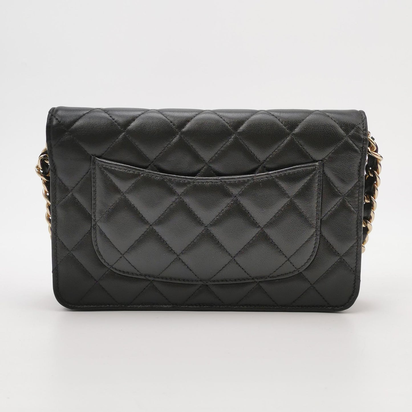 Flap Bag Lambskin quilted CC turn-lock Logo Logo woc