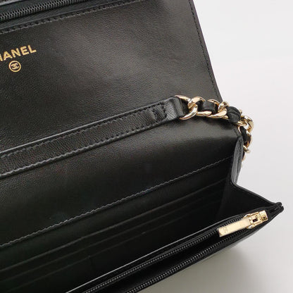 Flap Bag Lambskin quilted CC turn-lock Logo Logo woc