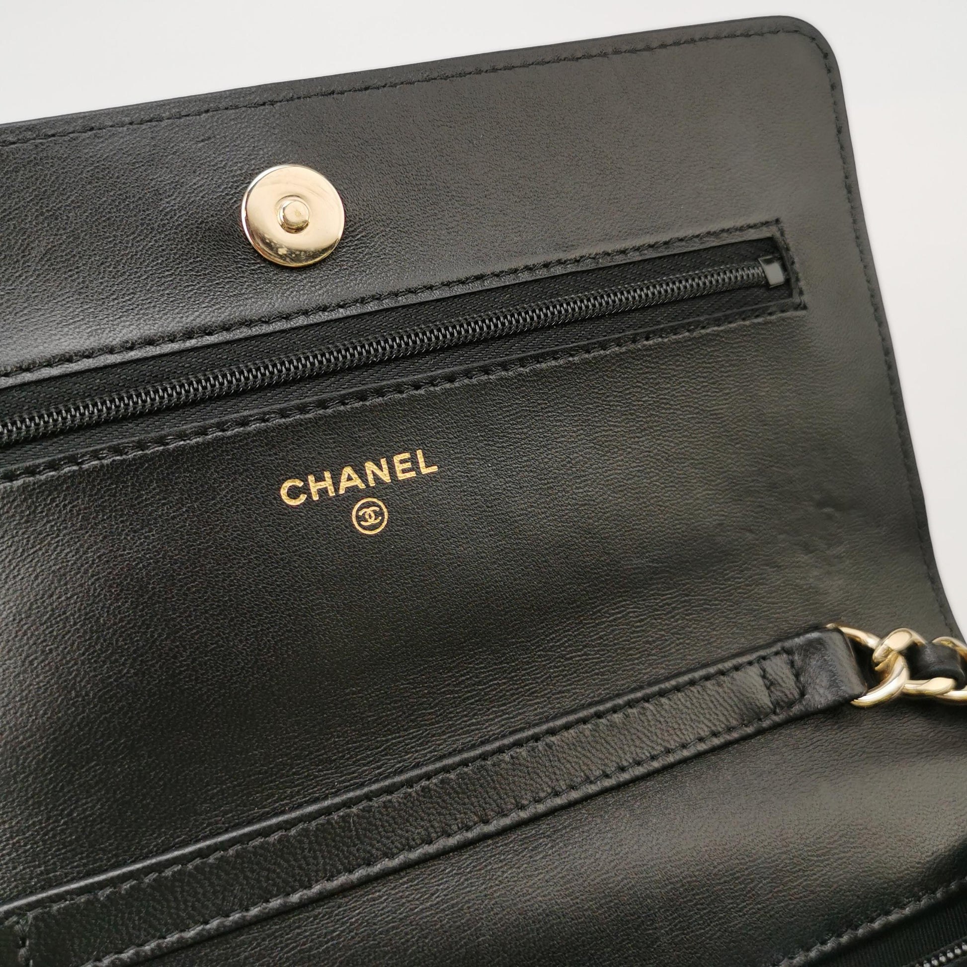 Flap Bag Lambskin quilted CC turn-lock Logo Logo woc