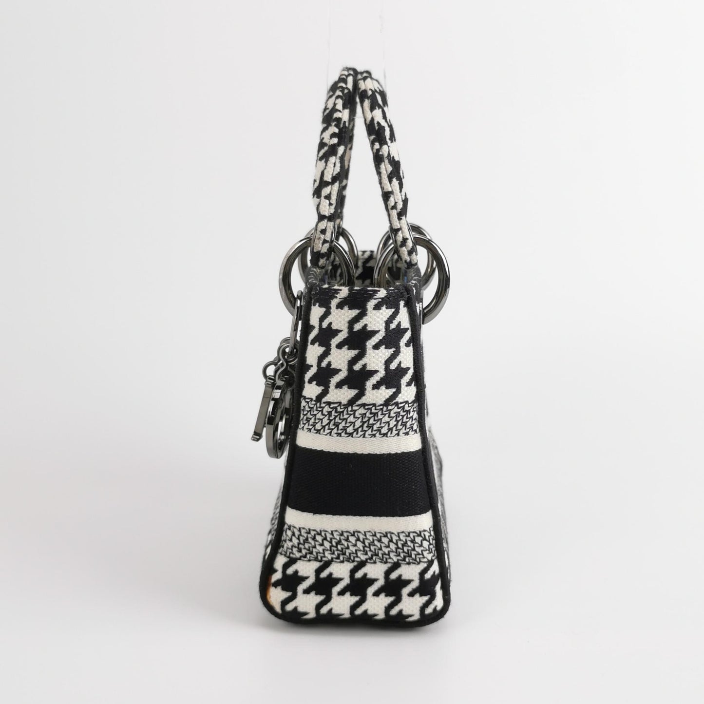 Lady Dior Canvas Logo