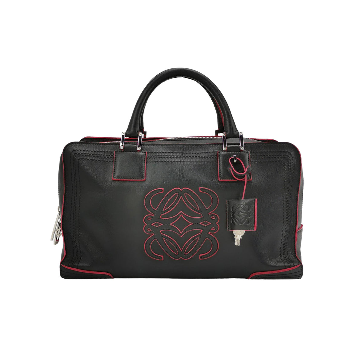 Loewe Loewe Amazona Colorblock Lambskin Top-Handle Bag